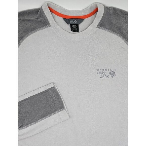 Mountain Hardwear Fleece Sweatshirt Men's size Medium‎ Gray Hiking Outdoor - Picture 1 of 10
